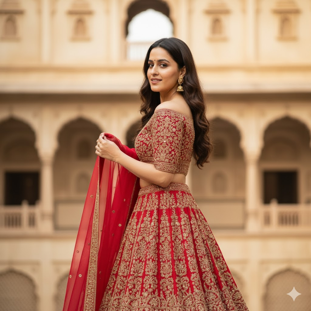 A girl hiking on a mountain trail at sunrise